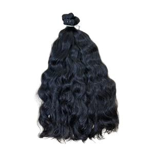 Ouble drawn-Cabello Humano ondulado ietnamese, llanta de 100 C - Product Image 5