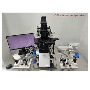 Achetez un micro-manipulateur ICSI avec des microscopes à tube de tirage binoculaire pour une utilisation hospitalière, garantie d'un an - Product Image 6