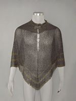 Armure en maille métallique fonctionnelle au design tendance pour la scène, permettant des mouvements fluides et des performances de combat réalistes