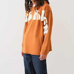 Sweats à capuche d'impression bouffante faits au Pakistan Sweats à capuche d'impression bouffante 430 GSM Sweats à capuche d'impression de bouffée de coton mélangé - Product Image 2