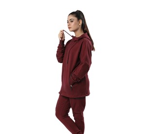 Ensemble de survêtement de jogging OEM pour femmes, vente en gros, survêtements de sport personnalisés bon marché pour femmes, vêtements de sport de jogging, survêtement respirant pour femmes - Product Image 5