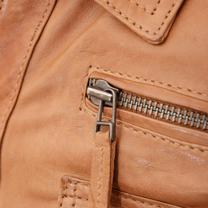 เสื้อแจ็คเก็ตหนังผู้ชายสไตล์ลำลองใส่สบายสำหรับใช้ในเมือง เสื้อแจ็คเก็ตหนังผู้ชายสไตล์เรียบง่ายแฟชั่นสตรีท เสื้อแจ็คเก็ตหนัง - Product Image 6