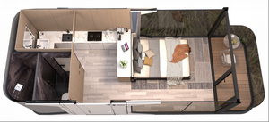 Casas Prefabricadas <span class=keywords><strong>de</strong></span> Diseño Moderno y Lujoso, Casas Prefabricadas <span class=keywords><strong>de</strong></span> Lujo Tipo Cápsula, Casa <span class=keywords><strong>de</strong></span> 2 Dormitorios con Cocina - Product Image 6