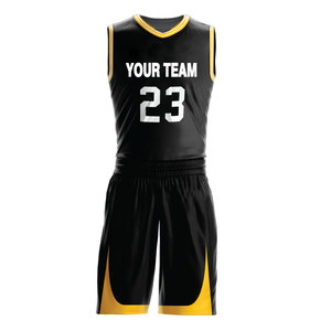 Uniforme de basket-ball pour hommes de haute qualité, design unique et personnalisé, séchage rapide et respirant, vêtements de sport en gros - Product Image 2