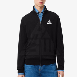 Sweat-shirts à capuche zippés décontractés pour hommes, en coton mélangé, teint uni, respirants, écologiques, de haute qualité, pour l'hiver, en gros, 300 unités - Product Image 1