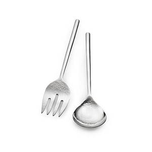 Couverts en acier Serveur à salade Cuillère et fourchette avec poignées de perles Produit le plus vendu Serveur à salade Cuillère avec vente - Product Image 3