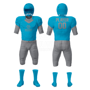 Nuevo Diseño de Uniforme de Fútbol Americano de Manga Corta, Servicio OEM, Venta Caliente, Ropa de Equipo para Hombre, Personalizado al por Mayor - Product Image 2
