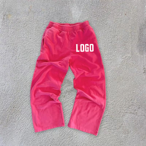 ชุดวอร์มแบบสตรีทแวร์ฤดูหนาวสั่งทำพิเศษจากโรงงาน (OEM) ผ้าฝ้ายเฟรนช์เทอร์รี่ 100% แบบเรียบ สีพื้น ยูนิเซ็กส์ ทรงโอเวอร์ไซส์ เสื้อฮู้ดทรงบ็อกซี่แบบซิป หนานุ่ม พร้อมกางเกงขายาว - Product Image 3