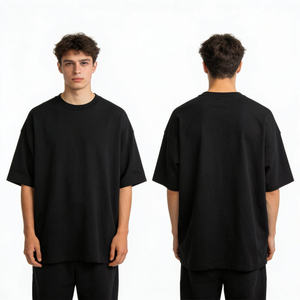 Camiseta Premium 100% Algodón para Hombre, Estilo Holgado y Moderno, Camisetas Deportivas para Adultos, Camisetas de Compresión para Gimnasio, Modelo 2026 - Product Image 2