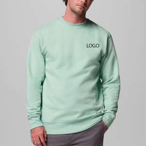 เสื้อสเวตเชิ้ตผู้ชายผ้าฝ้ายผสมโพลีเอสเตอร์เนื้อฟลีซ อุ่นสบาย แบบสวมหัว คอเสื้อทรงกลม มีซิป ดีไซน์ปลายแขนและชายเสื้อแบบยืดหยุ่น รุ่นปี 2026 - Product Image 1