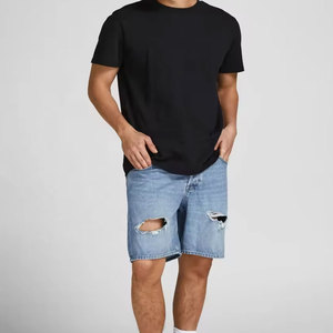 Cotton High Waist Women Distressed Denim <b>Shorts</b> for Summer <b>Shorts</b> Casual Denim Pants <b>Shorts</b> <b>With</b> <b>Pockets</b> - Product Image 3