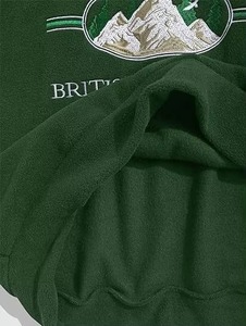 Sweat-shirts d'hiver pour hommes 100% coton polaire respirant à motif uni Couleurs personnalisées Confort et style - Product Image 4