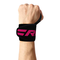 RDX SPORTS WAH-W2P Bandes de poignet réglables en caoutchouc durables pour la musculation et les exercices de gym - Soutien de poignet unisexe