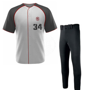 Uniforme de Béisbol de Diseño Único Hecho en Fábrica, Uniformes de Béisbol con Logotipo Personalizado Estampado para Unisex, Hecho en Pakistán - Product Image 1