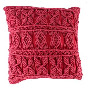 Housse de coussin personnalisée en macramé Boho housse de coussin en coton naturel faite à la main avec un design tricoté vintage pour la décoration intérieure moderne - Product Image 3