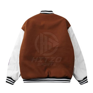 Mejor Precio Letterman Chaquetas Para Hombres Alta Calidad Algodón Lana Manga Larga Letterman Chaqueta Para Hombres - Product Image 2
