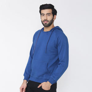เสื้อฮู้ดผู้ชายคุณภาพสูง สกรีนโลโก้ตามสั่ง ผ้าฝ้าย 100% สำหรับฤดูหนาว รับผลิตแบบ OEM ขายส่ง เสื้อสเวตเชิ้ตผ้าฟลีซระบายอากาศดี เหมาะสำหรับสตรีทแวร์ - Product Image 2