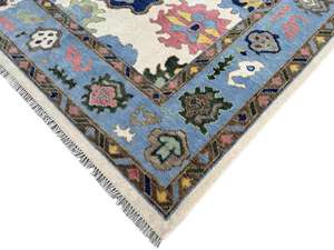 Hand <b>Tufted</b> Wool Ushak Design <b>Rugs</b> Customized High Quality Handspun Wool Premium Latex Backing Durable Washable Non-Slip Home - Product Image 2