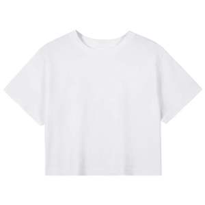 Offre Spéciale d'été T-shirt court tricoté pour femmes Chemises en coton uni respirant 210gsm Logos personnalisés - Product Image 6