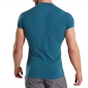 High Quality Latest Design Men's T-<b>Shirt</b> with Custom Logo Short Sleeve Regular Fit Breathable <b>100</b>% Cotton/<b>Polyester</b> - Product Image 2