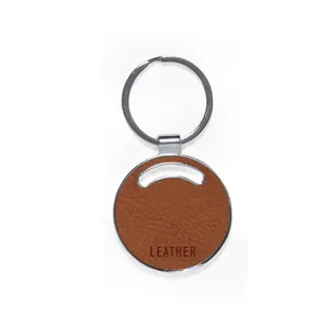 Portachiavi Fostel in Pelle Riciclata Sostenibile per Uso Promozionale - Product Image 1