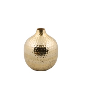 Vase à fleurs en métal artistique de haute qualité avec une finition antique accrocheuse pour des arrangements floraux élégants et élégants - Product Image 5