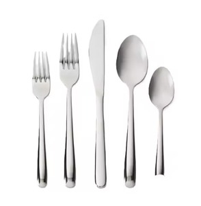 Ensemble de couverts écologiques en acier inoxydable pour la cuisine et la table, couverts en argent pour un usage quotidien - Product Image 4