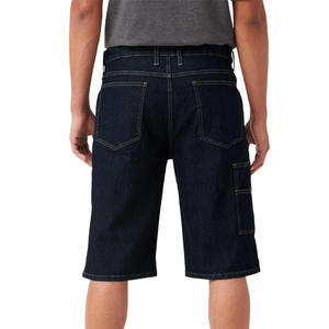 High Quality Mens Acid Washed Denim Shorts Custom Logo Personalized Label Embroidery Printing Options Private Branding - Product Image 4