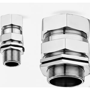 Presse-câble double compression ignifuge de luxe M75 x 3 filetage ET Gamme de câbles 60 66 mm Laiton IP66 IIA IIB Exd Zone dangereuse Inde - Product Image 3