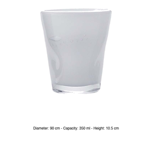 Vaso de Agua Dali Blanco 35 cl, Suministros para Restaurantes, Suministros para Bares, Venta al por Mayor - Product Image 3