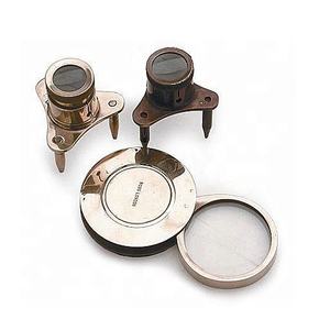 Bonne qualité jumelles décoration étui en cuir télescope maison article décoratif victorien Marine Vintage binoculaire Antique laiton - Product Image 1