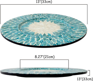 High Quality Best Selling Mother of Pearl Inlay Elegant Charger <b>Plate</b> Decoration in Home Made in Vietnam - Product Image 6