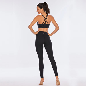 Traje de yoga para mujer, ropa informal para correr, conjuntos de ropa activa, ropa de gimnasio y mallas para mujer - Product Image 4