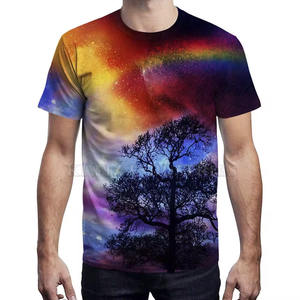 Vente en gros directe d'usine T-shirts de sublimation grande taille pour hommes T-shirt de sport à sublimation avec impression personnalisée et logo - Product Image 3