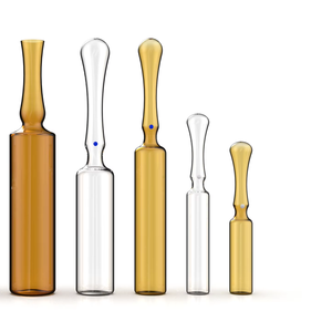 Fiale di vetro farmaceutiche con eccellente compatibilità con i medicinali, proteggendo l'efficacia dei medicinali. - Product Image 1