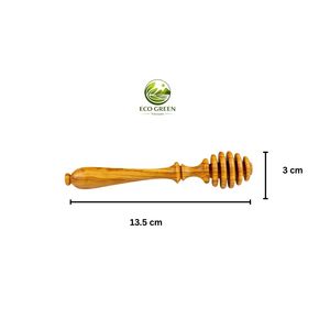 Reusable Wooden Honey Dipper Stick Eco Friendly Honey Spoon Stirrer for Honey <b>Tea</b> Coffee Kitchen Bar Accessories - Product Image 1