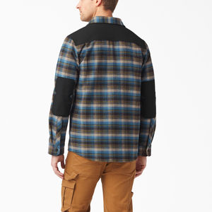 Chemises en flanelle pour hommes d'hiver, solides, écologiques, respirantes, épaisses, à manches longues, col roulé, personnalisables, vente en gros - Product Image 5