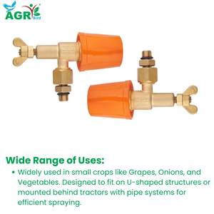 Pistola de Pulverización Manual de 76 mm con Conector, Pulverizador de Agua para Agricultura, Acero Inoxidable de Alta Resistencia - Product Image 4