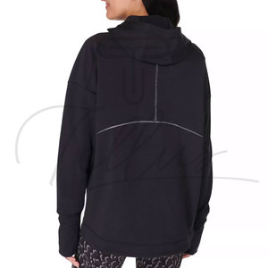 Sudaderas con Capucha de Invierno para Mujer, de Alta Calidad, 100% Algodón, Transpirables, de Secado Rápido, con Logotipo Frontal Personalizado, Colores y Tallas Variadas, ODM - Product Image 2