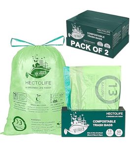 OEM <b>Compostable</b> Kitchen Garbage <b>Bags</b> Eco Food Waste Disposal <b>Bags</b> - Product Image 1