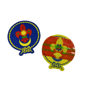 รีดติดฉลากผ้าทอพร้อมขอบตัดด้วยเลเซอร์สำหรับการสร้างแบรนด์เสื้อกระเป๋าและสิ่งทอแบบไม่ต้องเย็บตามสั่ง - Product Image 3