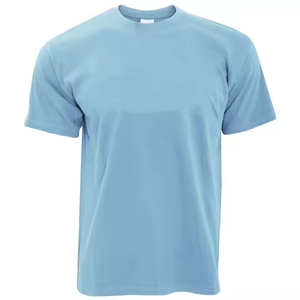 T-shirt en polyester/coton tricoté 3D gaufré, uni, écologique, à séchage rapide et respirant pour homme, avec logo personnalisé et impression en gros - Product Image 6