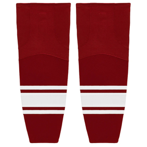 Chaussettes de hockey sur glace personnalisées 100% polyester avec logo d'équipe, entièrement personnalisables, tailles unisexes pour adultes, vêtements de hockey sur glace sublimés - Product Image 6