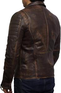 Chaquetas de cuero para hombre precio ajustable fabricación profesional mejor calidad para chaquetas de cuero para hombre - Product Image 5
