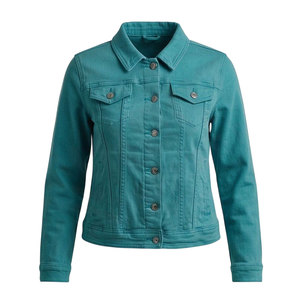2026 Solid Color Casual Wear <b>Women</b> Jeans <b>Jacket</b> New Fashion Wear Comfortable <b>Women</b> Jeans <b>Jacket</b> - Product Image 1