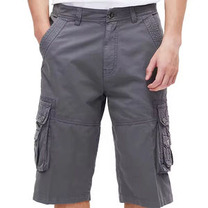 Pantalones Cortos Cargo Casuales para Hombre, Sólidos, Anti-UV, de Lona, Cintura Media, Cierre de Botones, Cintura Elástica, Nuevo Diseño, Ropa Deportiva Activa - Product Image 6