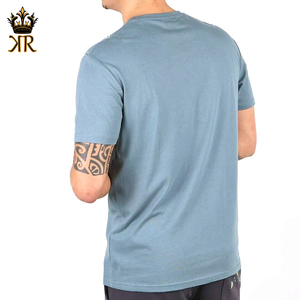 T-shirts d'entraînement pour hommes personnalisés de haute qualité, logo imprimé, légers, respirants, tricotés, col rond, manches courtes - Product Image 2