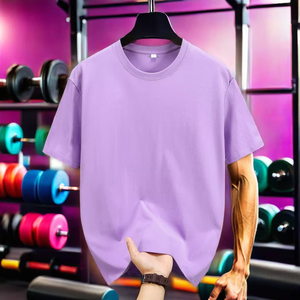 Camiseta de Algodón de Alta Calidad para Hombre, Lisa, Informal, Tejida, Ecológica, Transpirable, Colores y Tallas Personalizables - Product Image 5