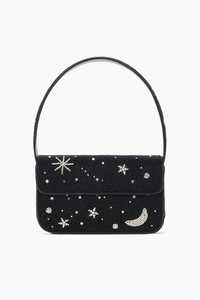 Bolso de hombro a cuadros azul de alta calidad con cuentas para mujer, cartera rectangular pequeña con cuentas de semillas para fiesta de boda de verano - Product Image 4