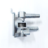 Pièces usinées CNC en alliage d'aluminium A380/ADC12 moulées sous pression, sur mesure, pour moto, tolérance 0,01-0,02 mm